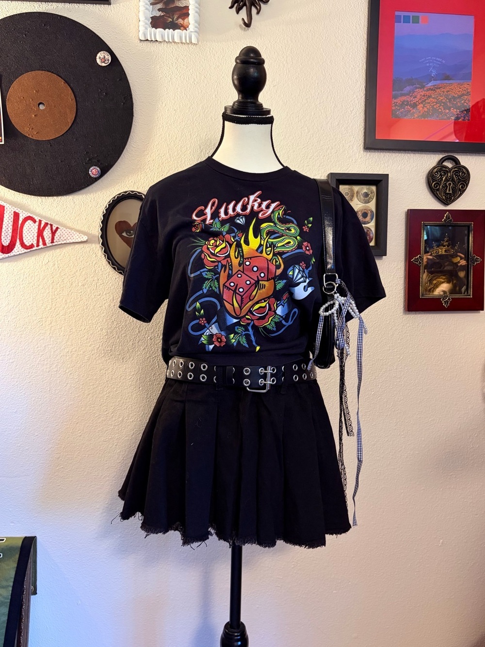 Social Scene Black Lucky Tshirt